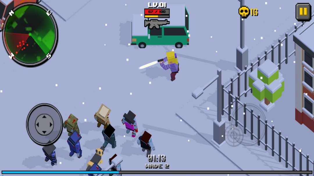 Pixel Zombie Frontier screenshot game
