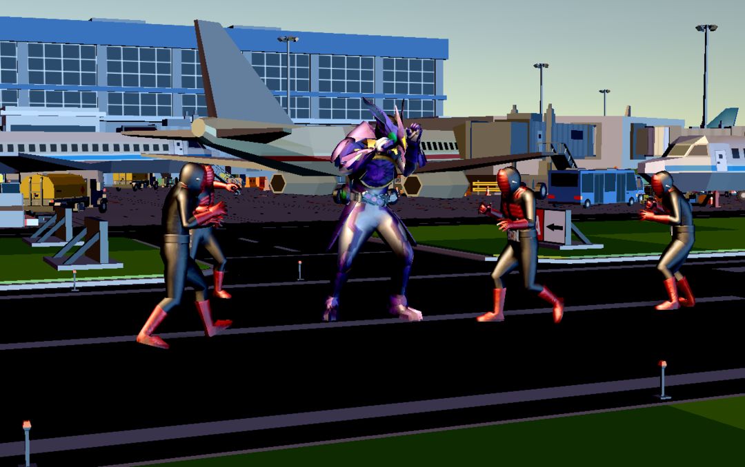 Rider Wars : OOO Henshin Fighter Legend Climax screenshot game