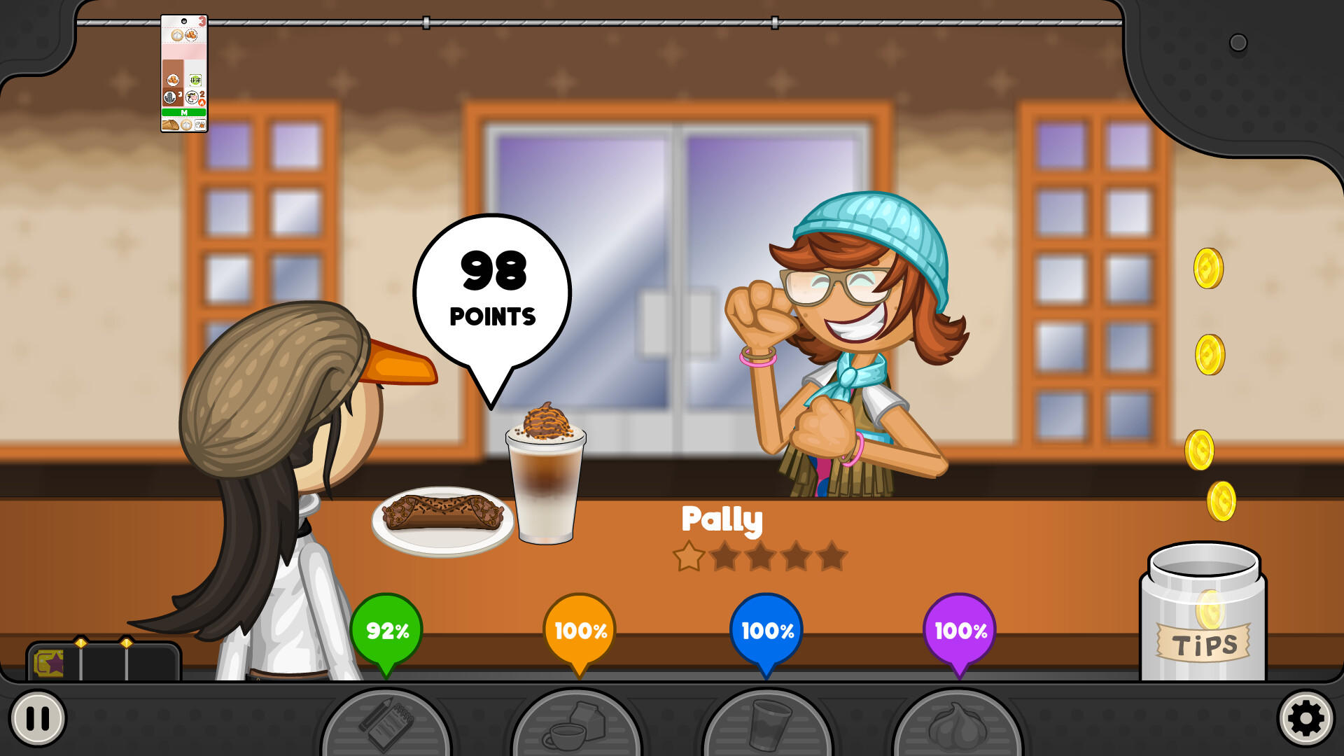Papa's Mocharia Deluxe Game Screenshot