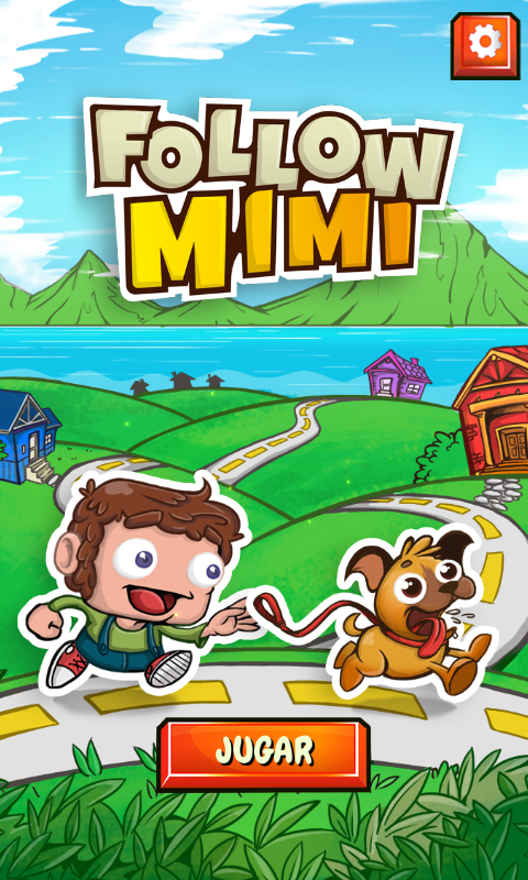 Follow Mimi the Dog Game Screenshot