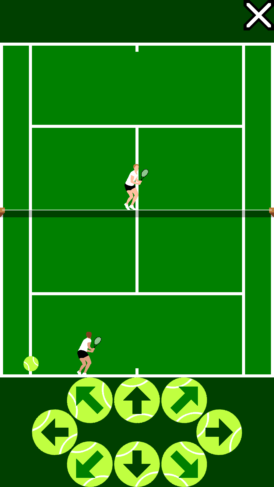 Cuplikan Layar Game Wimblephone Tennis