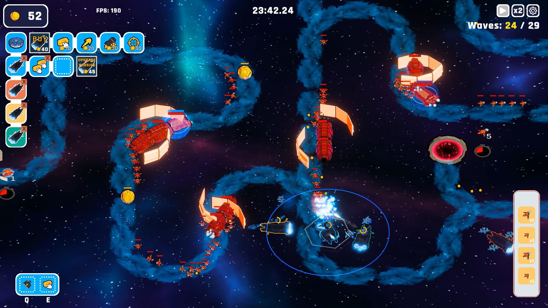 Space Cheese Defenders screenshot game