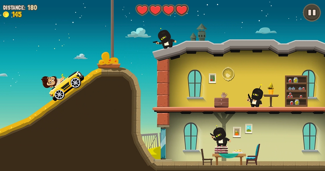 Aliens Drive Me Crazy Game Screenshot