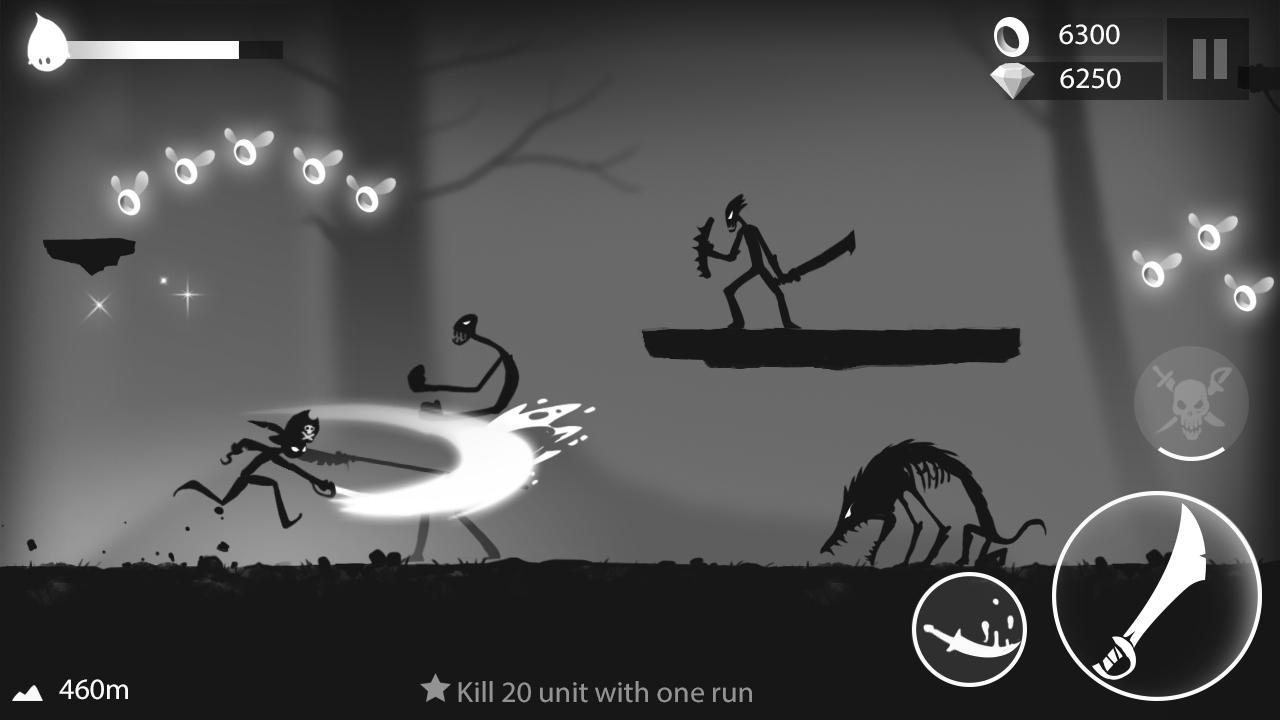 Stickman Run: Shadow Adventure Game Screenshot