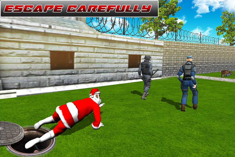 Crazy Santa Stealth Survival Mission Game Screenshot