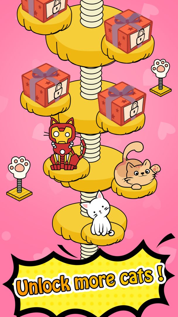 Merge Cats - Idle and Clicker ภาพหน้าจอเกม