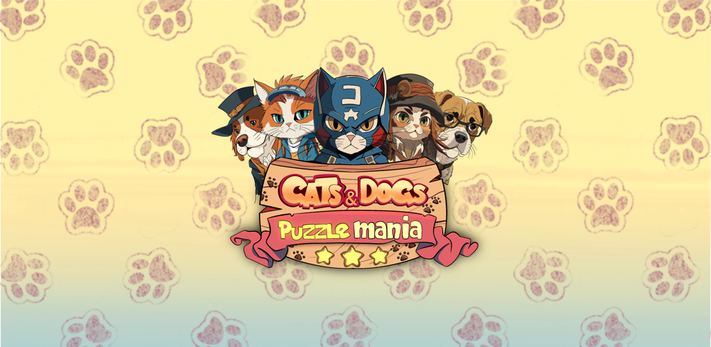 Banner of Cats & Dogs Puzzle Mania 2.27