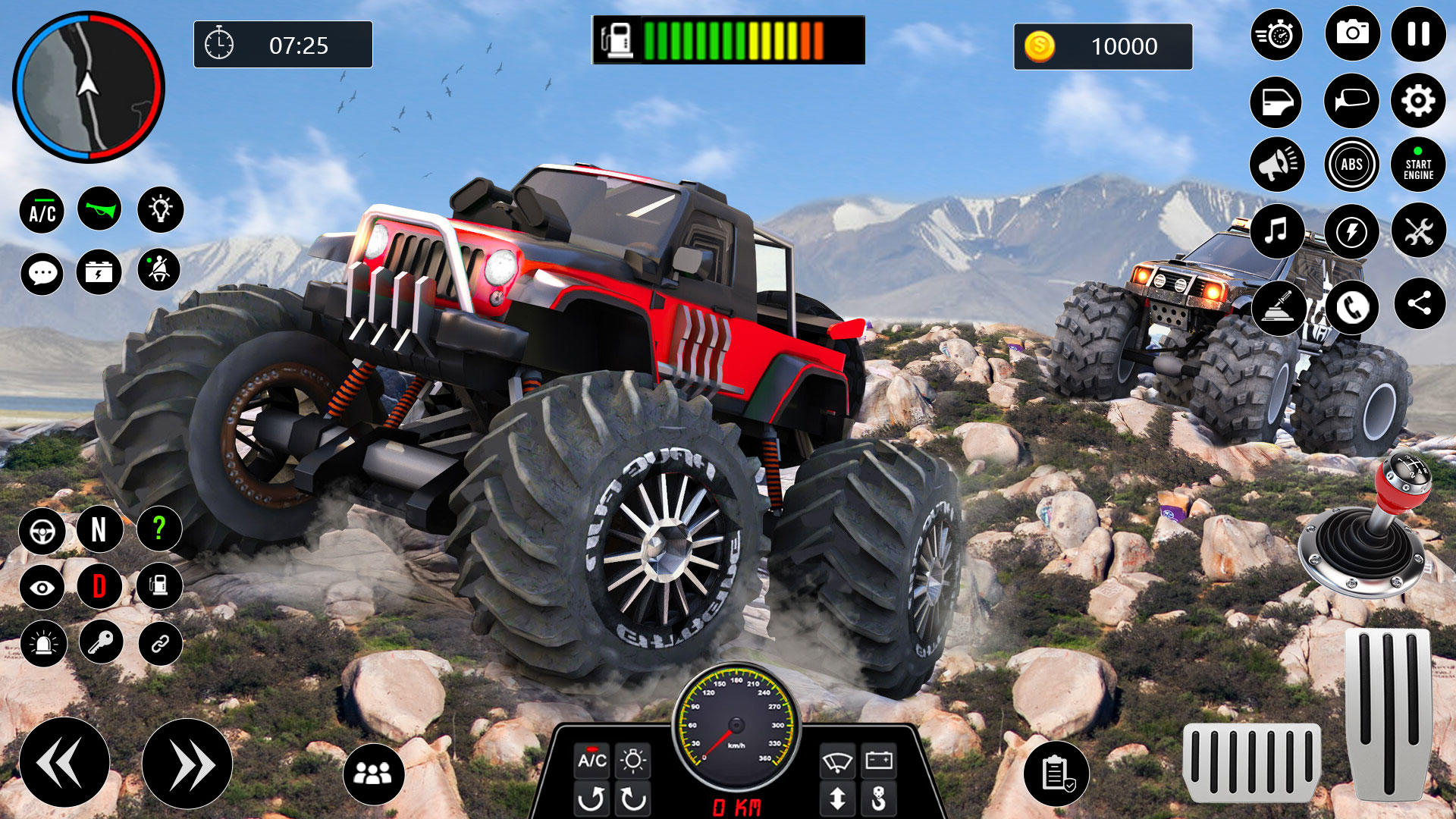 Monster Truck Offroad Stunt 3D Game Screenshot