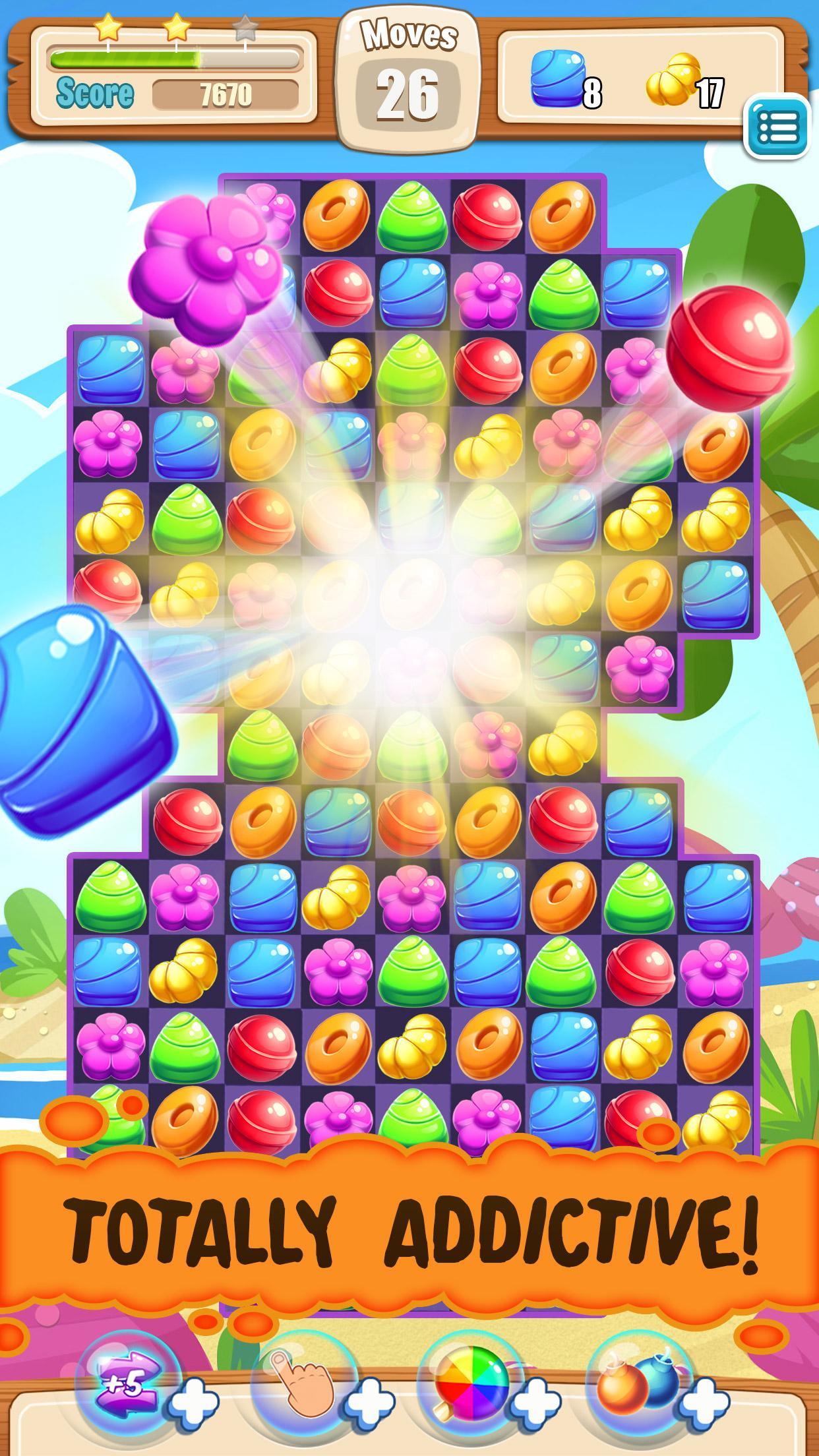 Candy Island Match 3 Game Screenshot