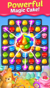 Cake Match 4 Game Screenshot