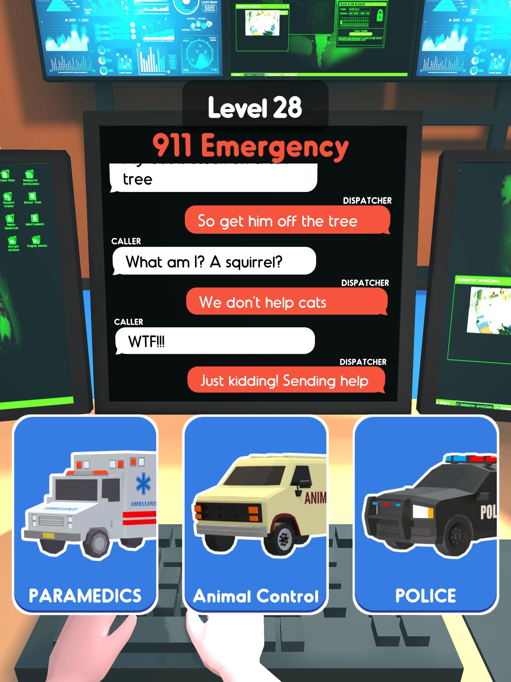 911 Emergency Dispatcher Game Screenshot