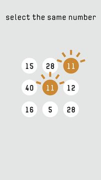 Captura de Tela do Jogo Number Match brain&puzzle game