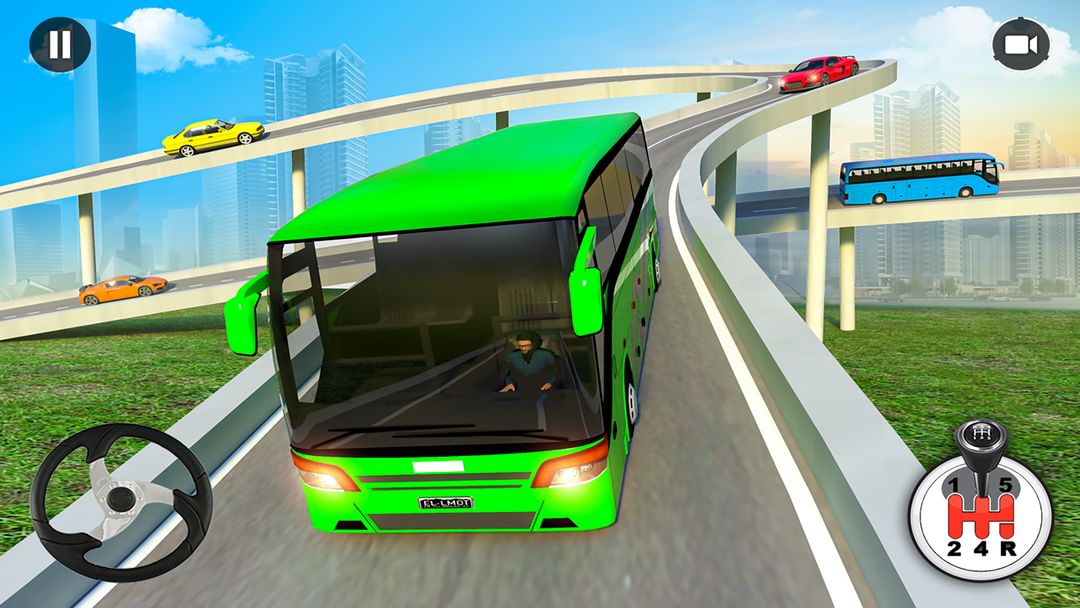 City Bus Simulator Driver Game ภาพหน้าจอเกม