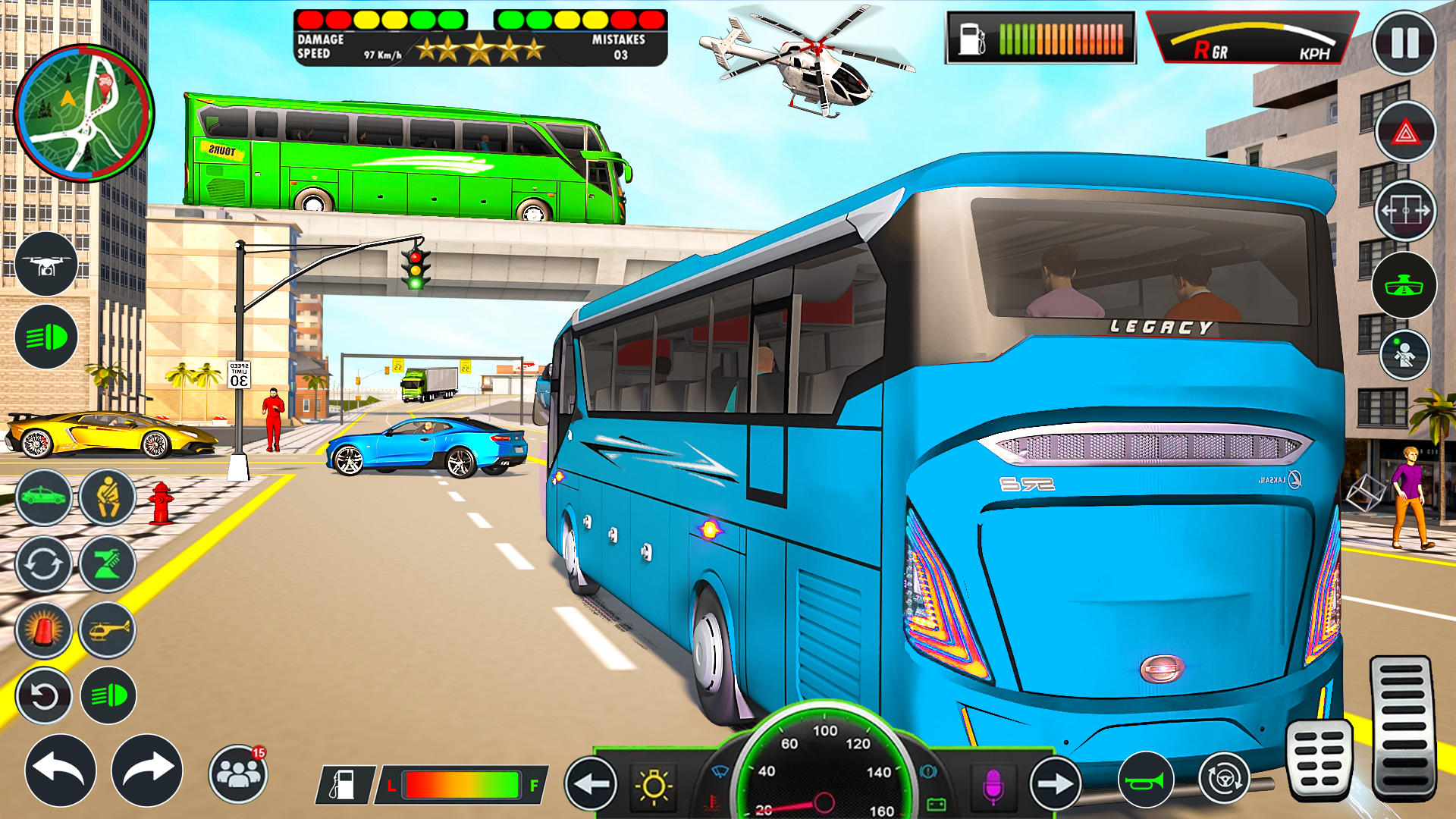 Screenshot of Bus Driving Simulator Bus Game
