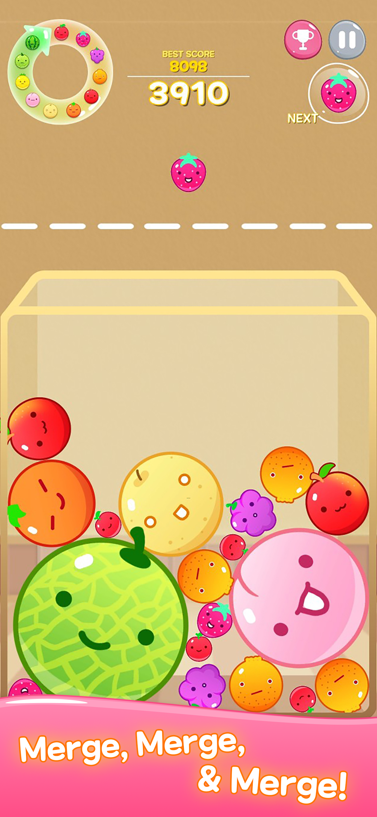 Merge Watermelon Match Fruits mobile android iOS apk download for  free-TapTap