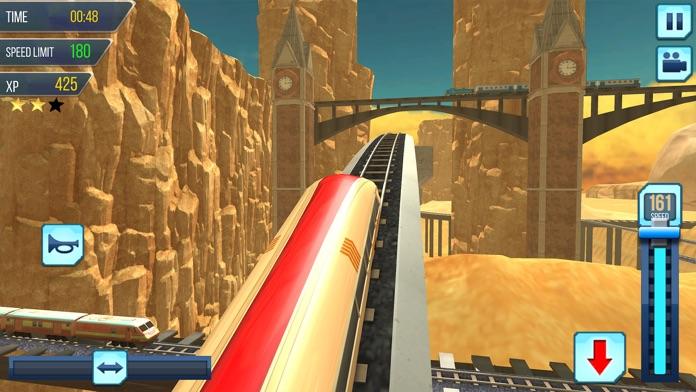 Subway Bullet Train Driving 3D Game Screenshot
