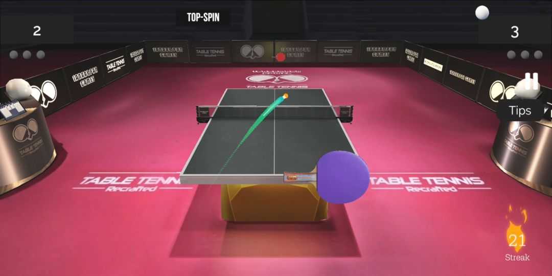 Table Tennis ReCrafted! 게임 스크린 샷
