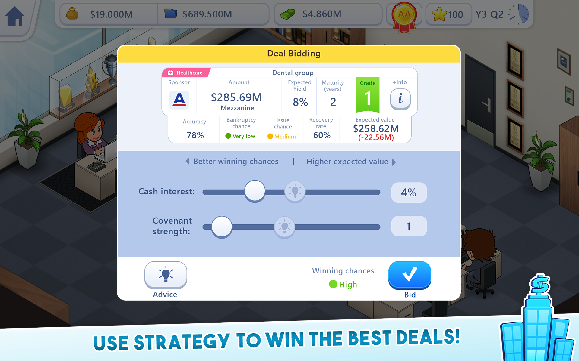 World of Finance Game Screenshot