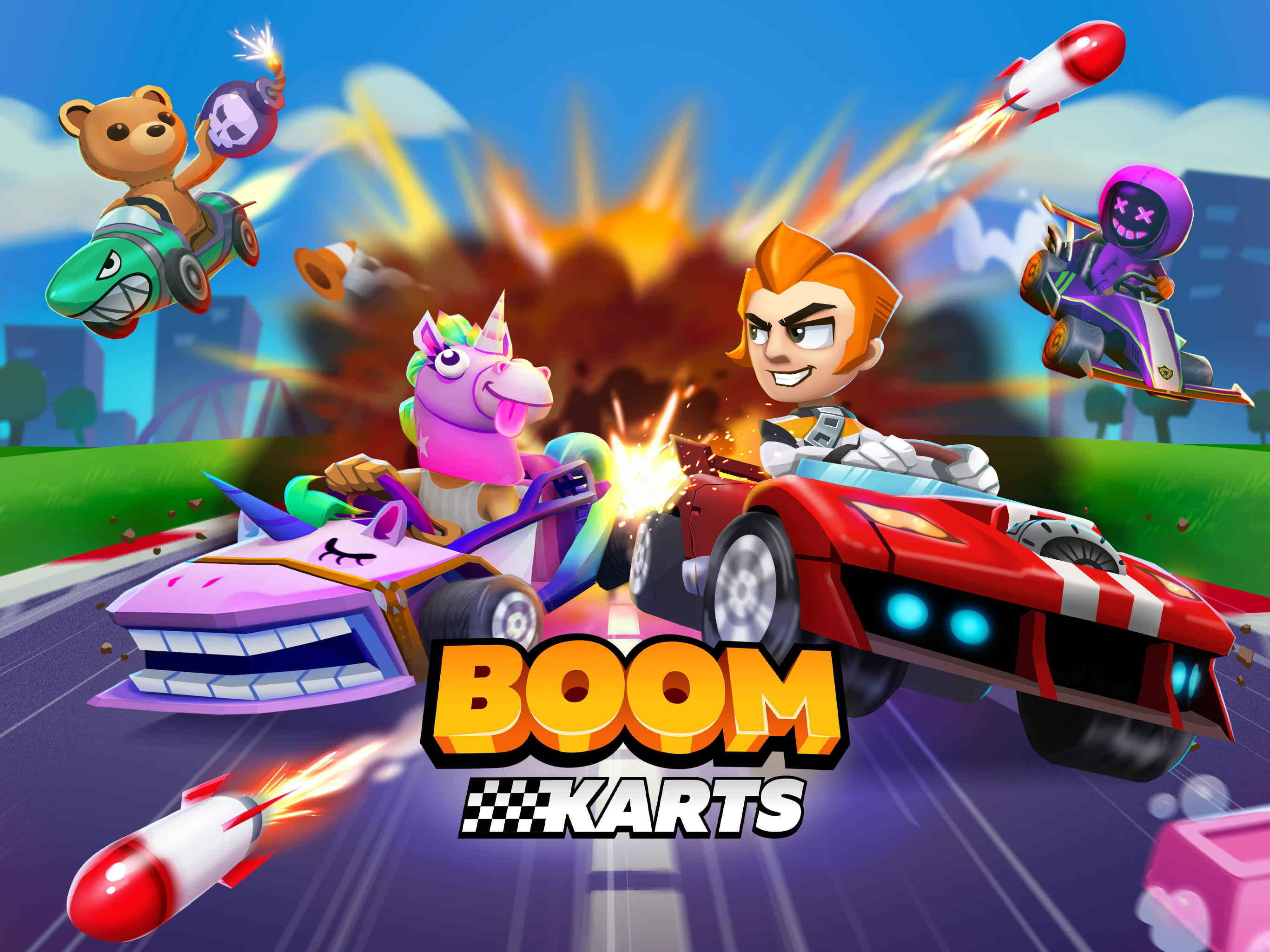 Boom Karts Multiplayer Racing Game Screenshot