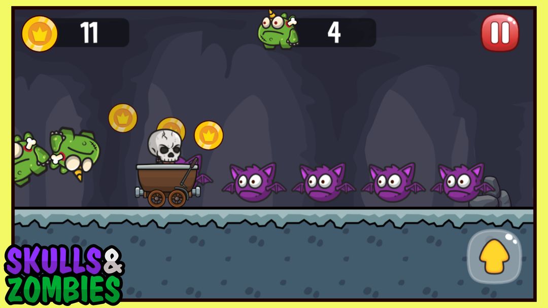 Screenshot of Skulls and Zombies