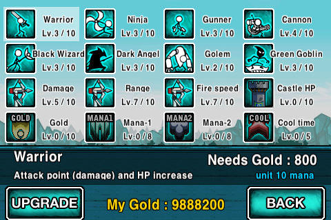 Cartoon Wars Lite Game Screenshot