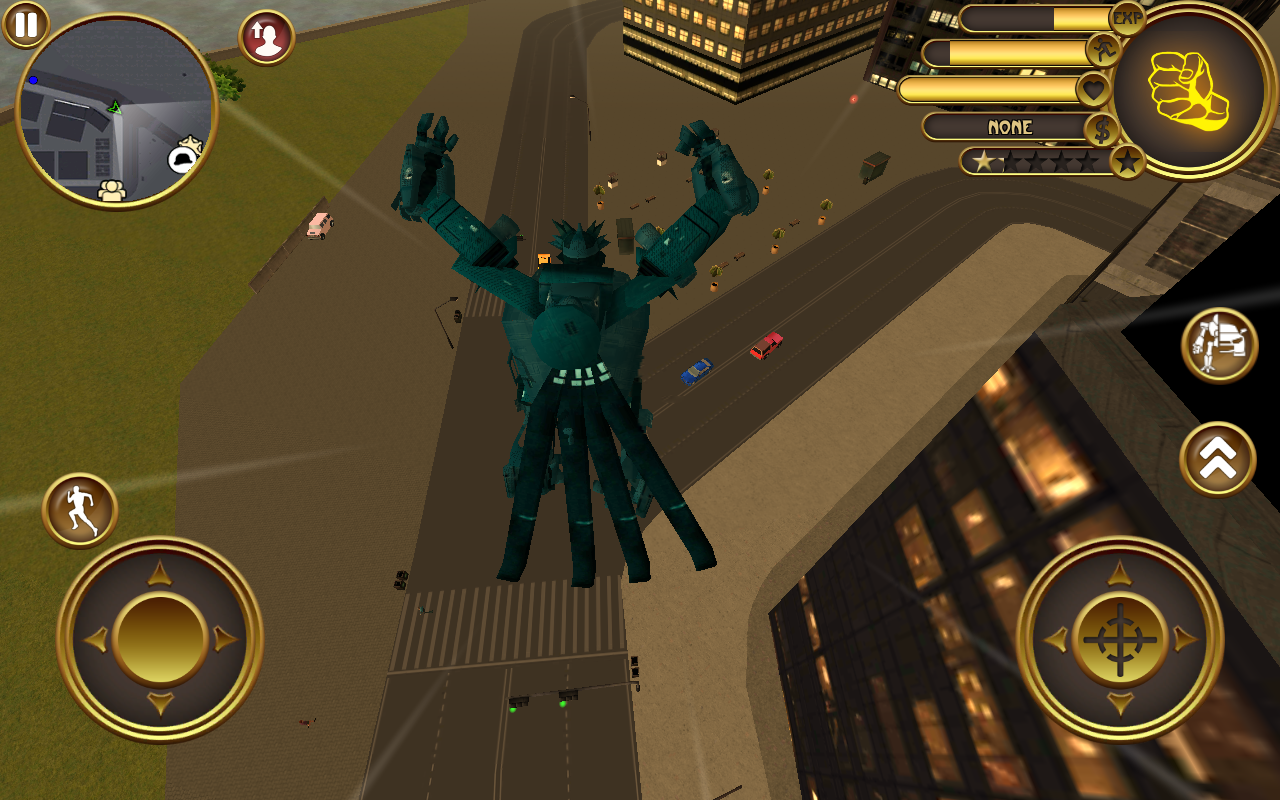 Robot Helicopter Game Screenshot