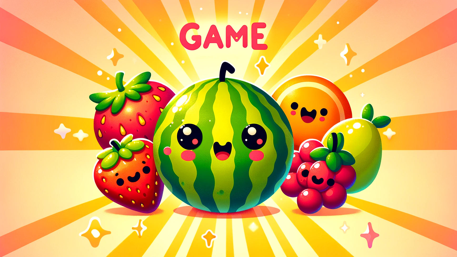 Captura de Tela do Jogo Fruit Merge Puzzle Game