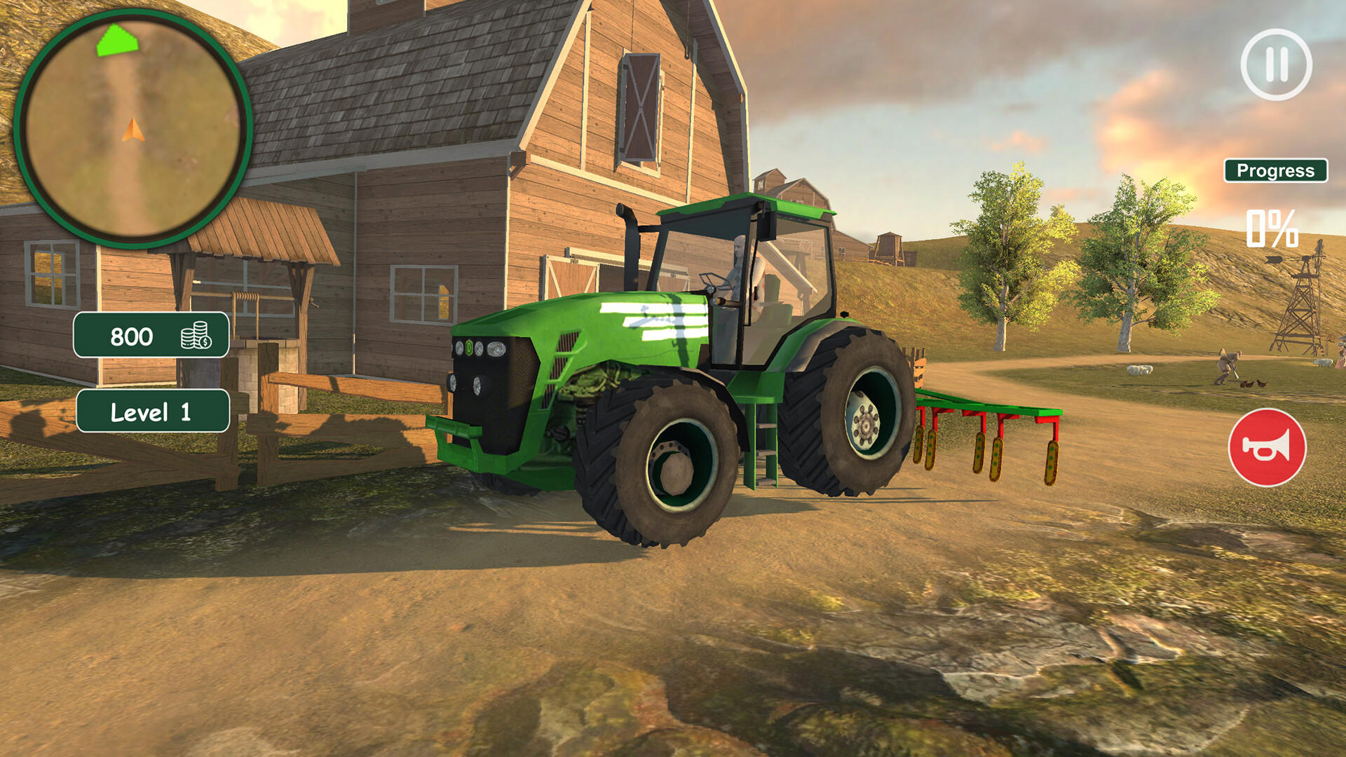 Farming Tractor Simulator: Big Farm screenshot game