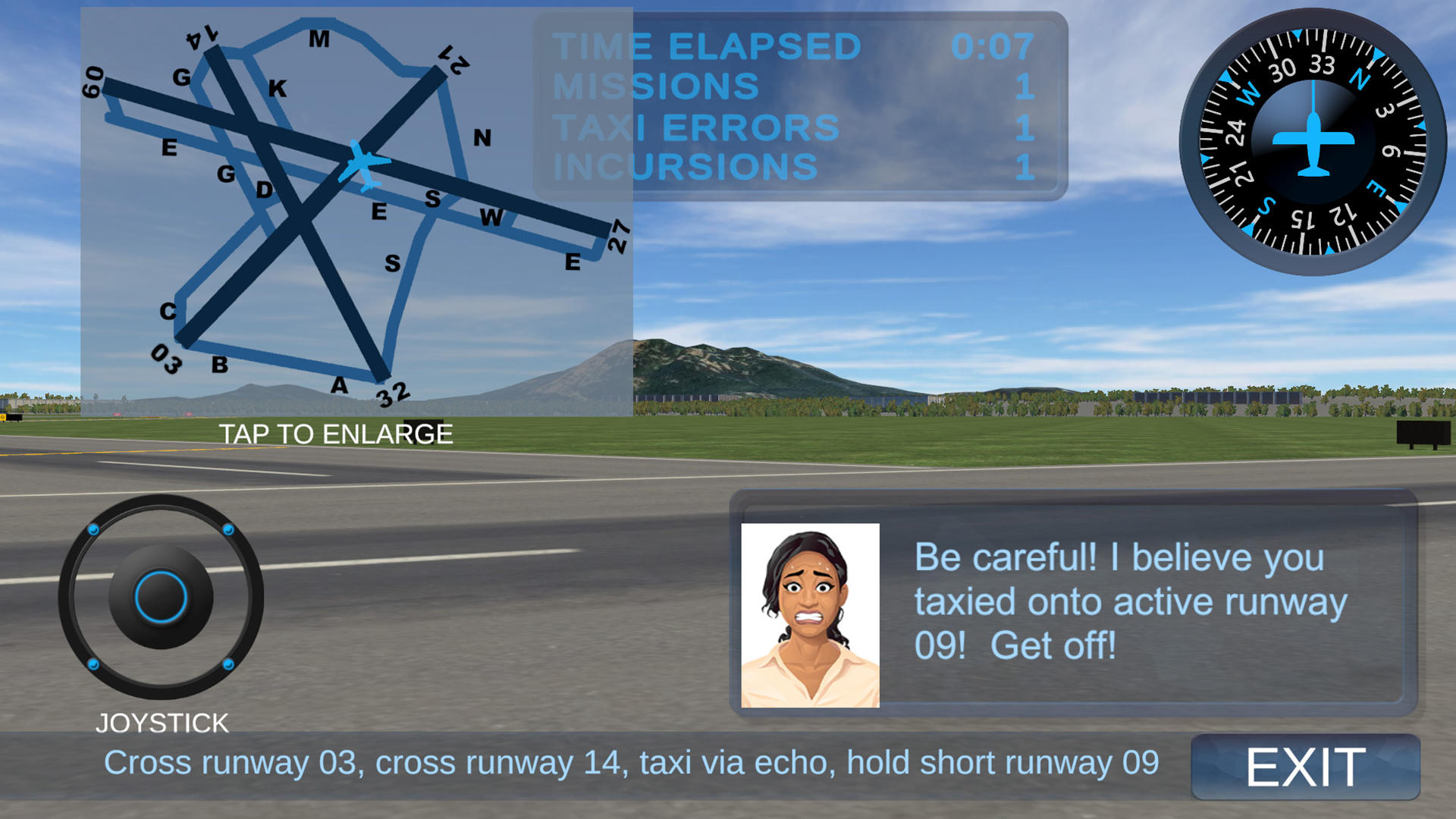 Taxiway Madness Game Screenshot
