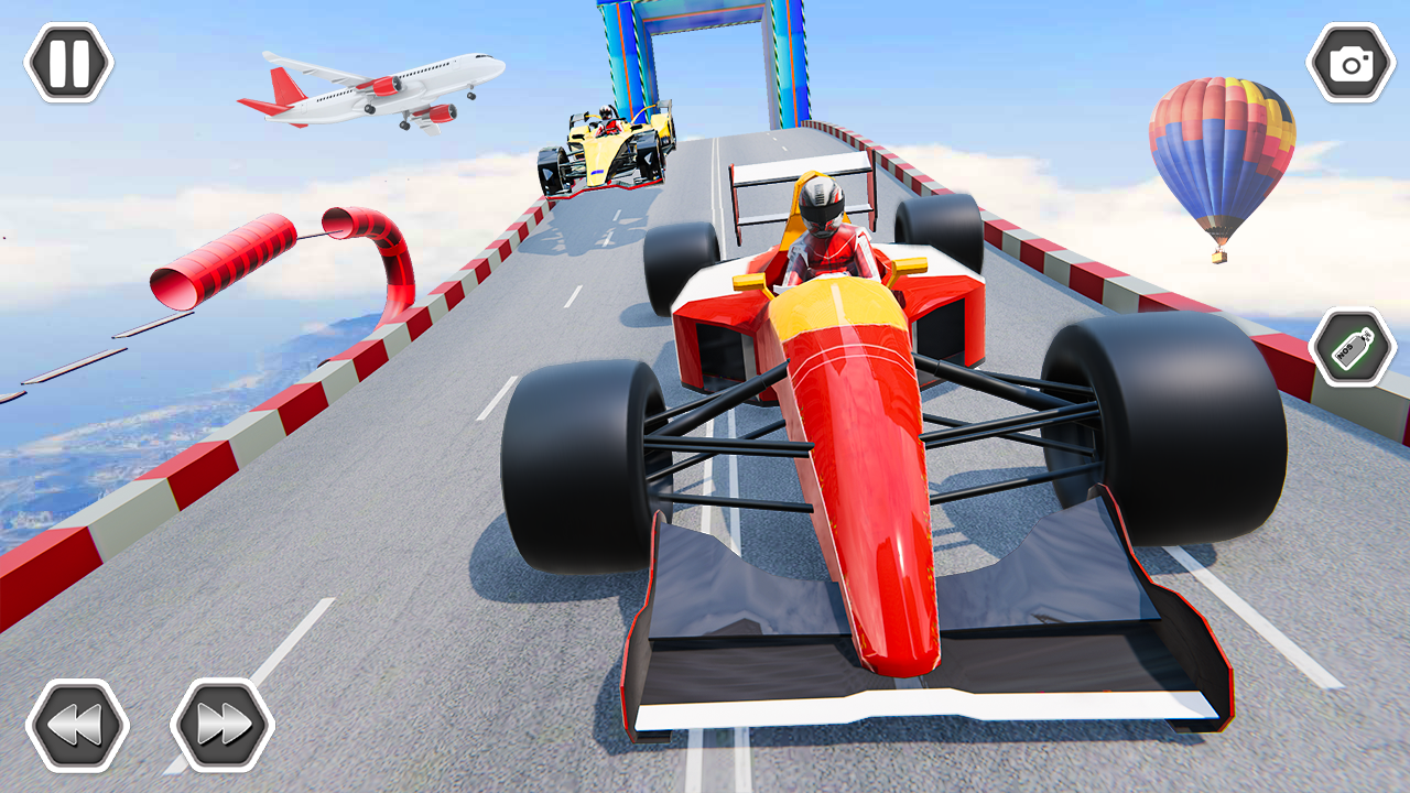 Cuplikan Layar Game Formula Car Stunt: Ramp Racing