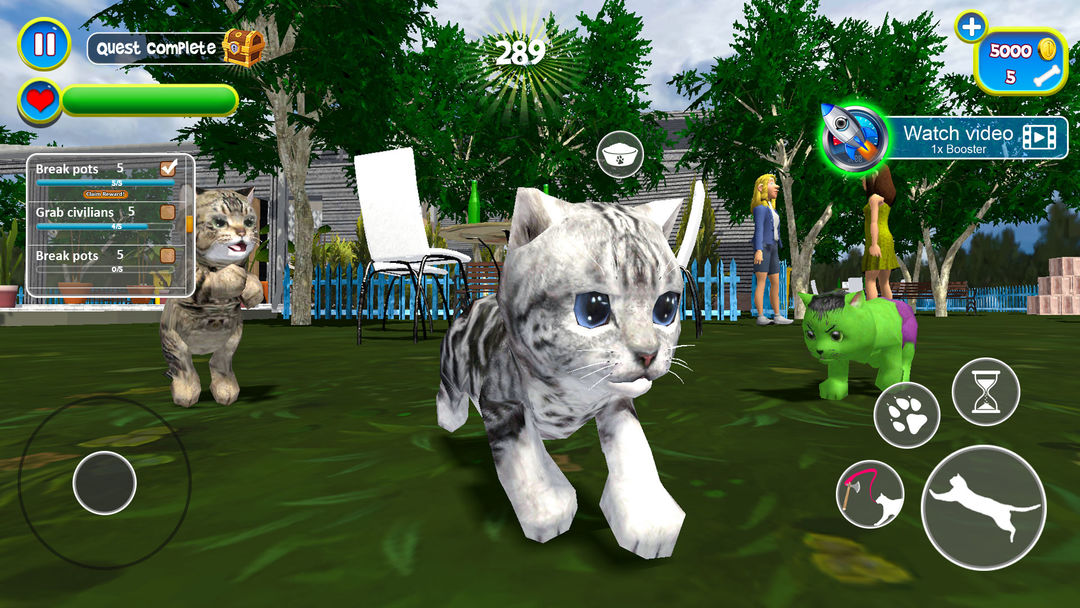 Virtual Cat Simulator : Cute Kitty 게임 스크린 샷