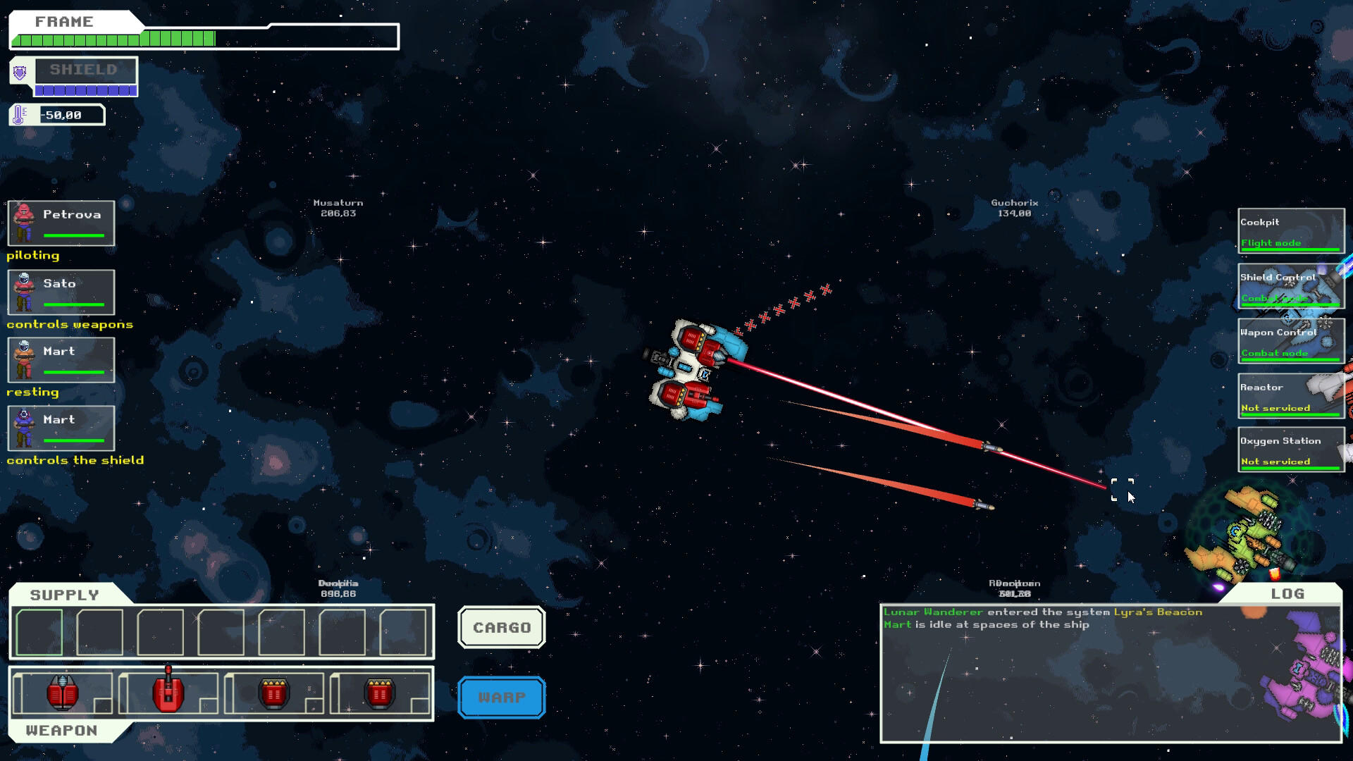 Screenshot of LTA: Light-years! Thrusters! Action!