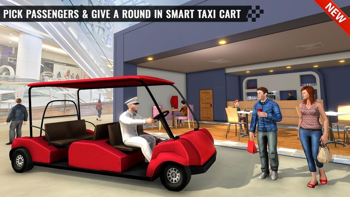 Screenshot 1 of Shopping Mall Smart Taxi: Family Car Taxi Games 3