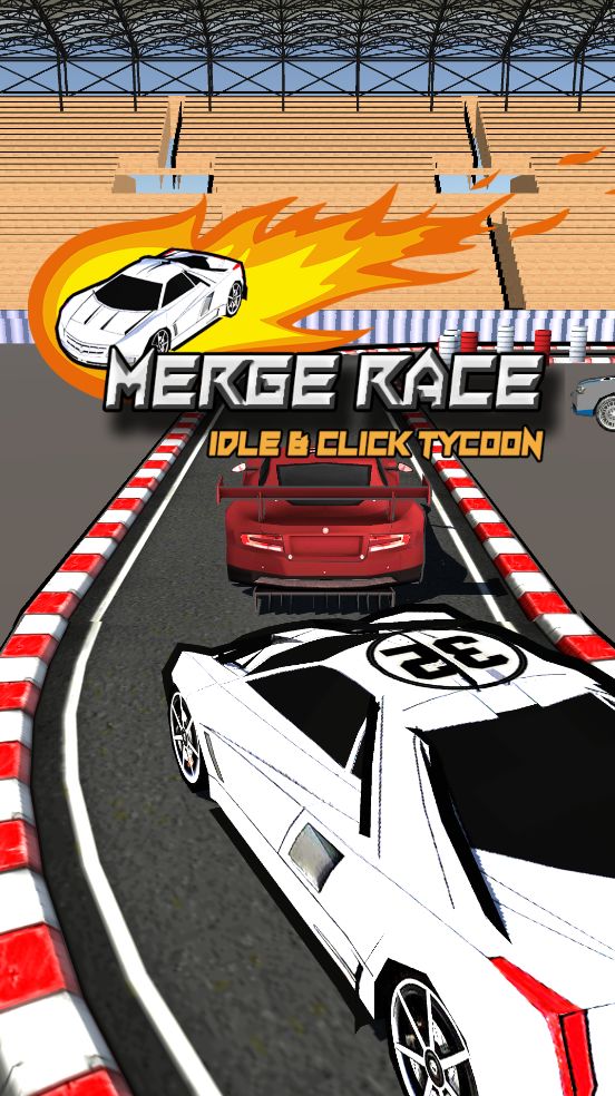Merge Race - Click & Idle Tycoon screenshot game