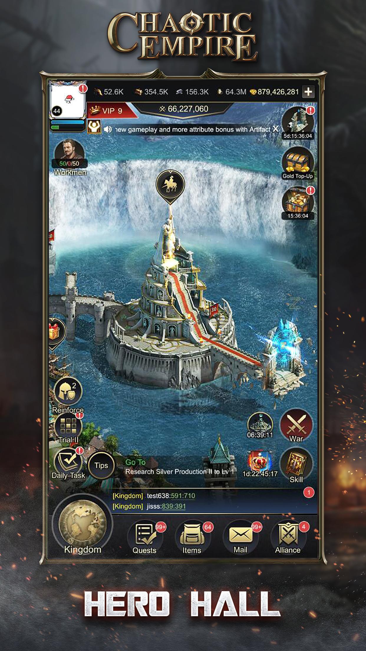 Screenshot 1 of Chaotic Empire: เกมกลยุทธ์ในตำนาน 1.0.4