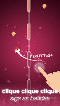 Captura de Tela do Jogo Ponto e batida (Dot n Beat)