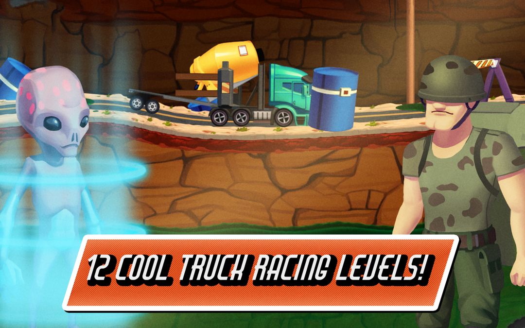 Truck Driving Race US Route 66 게임 스크린 샷