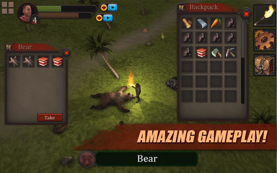 Survival Game: Lost Island 3D screenshot game