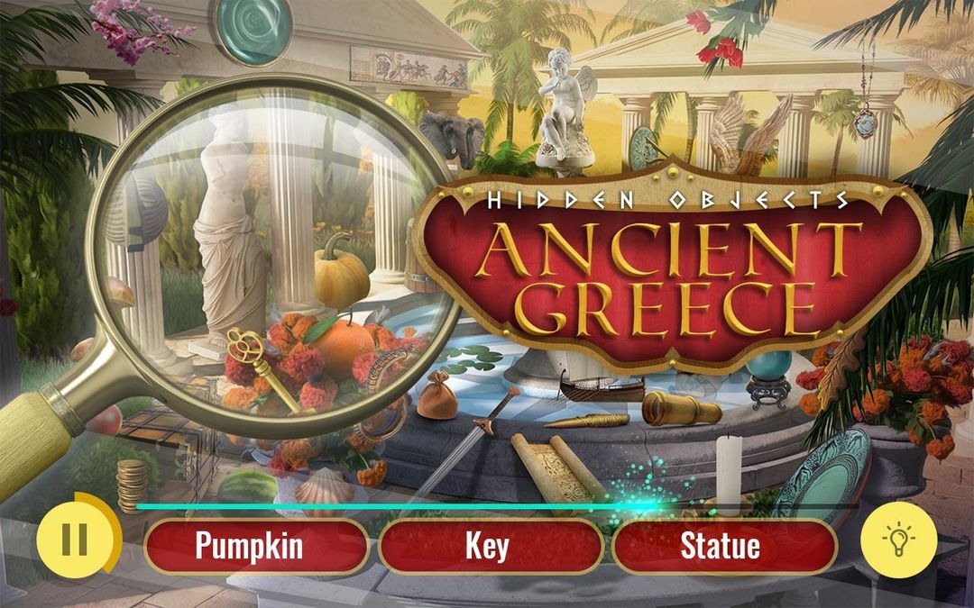 트로이아: 고대 그리스 신화 - 잃어버린 도시의 신비 숨은그림 찾기 게임 스크린 샷