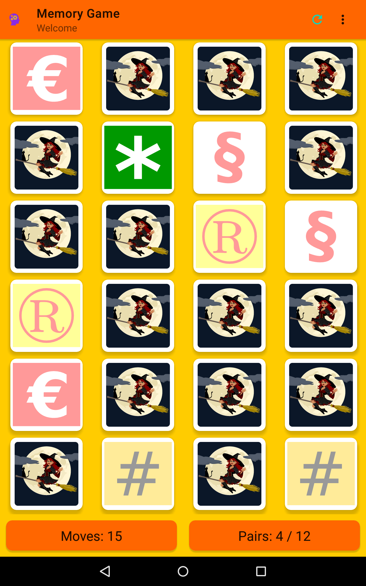 Screenshot of Memory Game - Pro