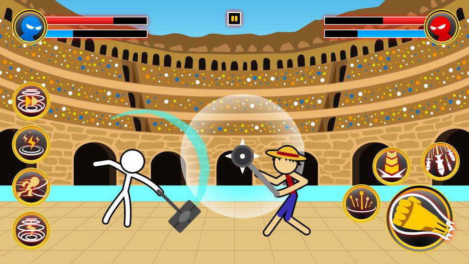 Stickman Battle Playground screenshot game