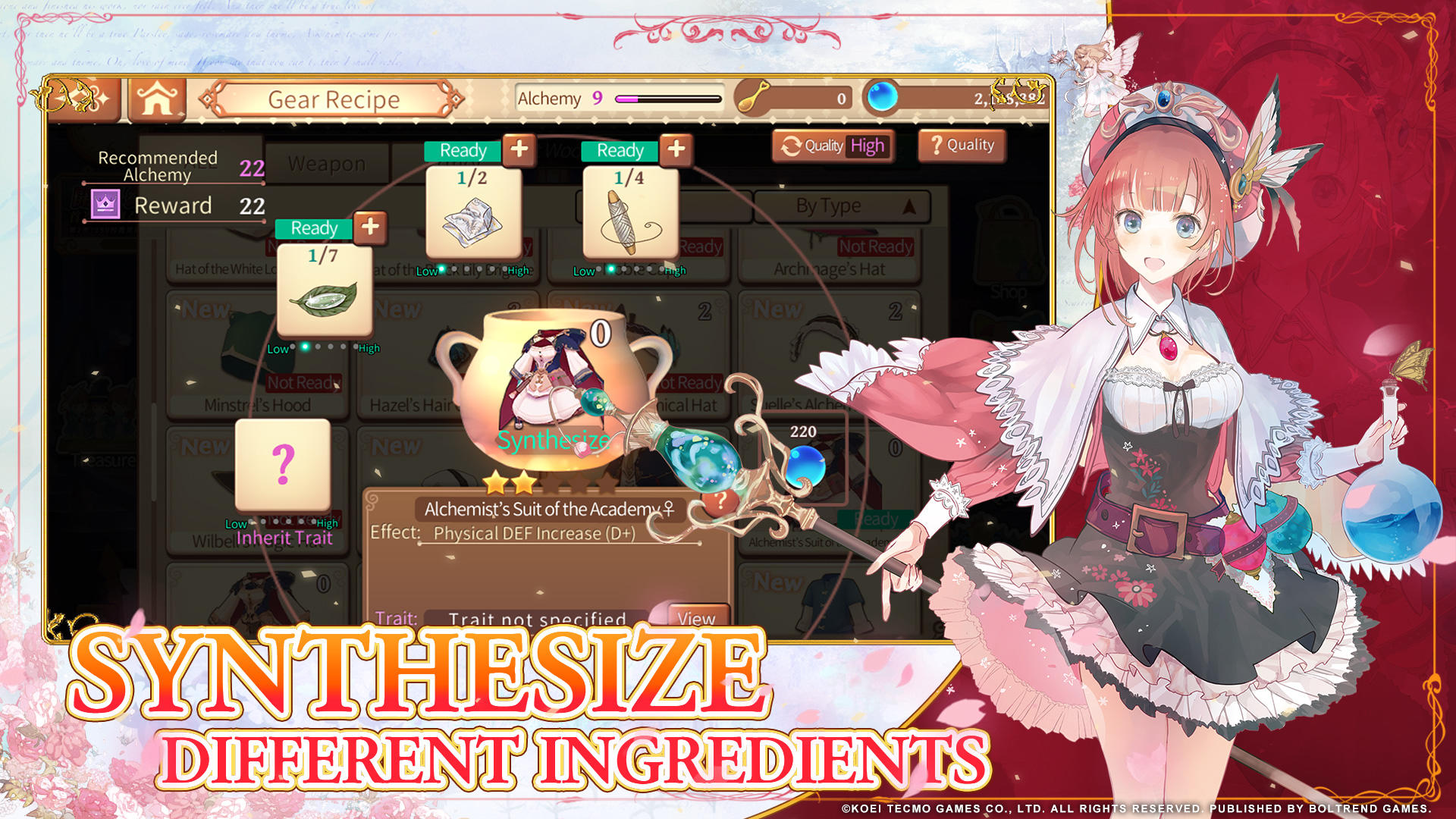 Screenshot of Atelier Online～Alchemist of Bressisle～