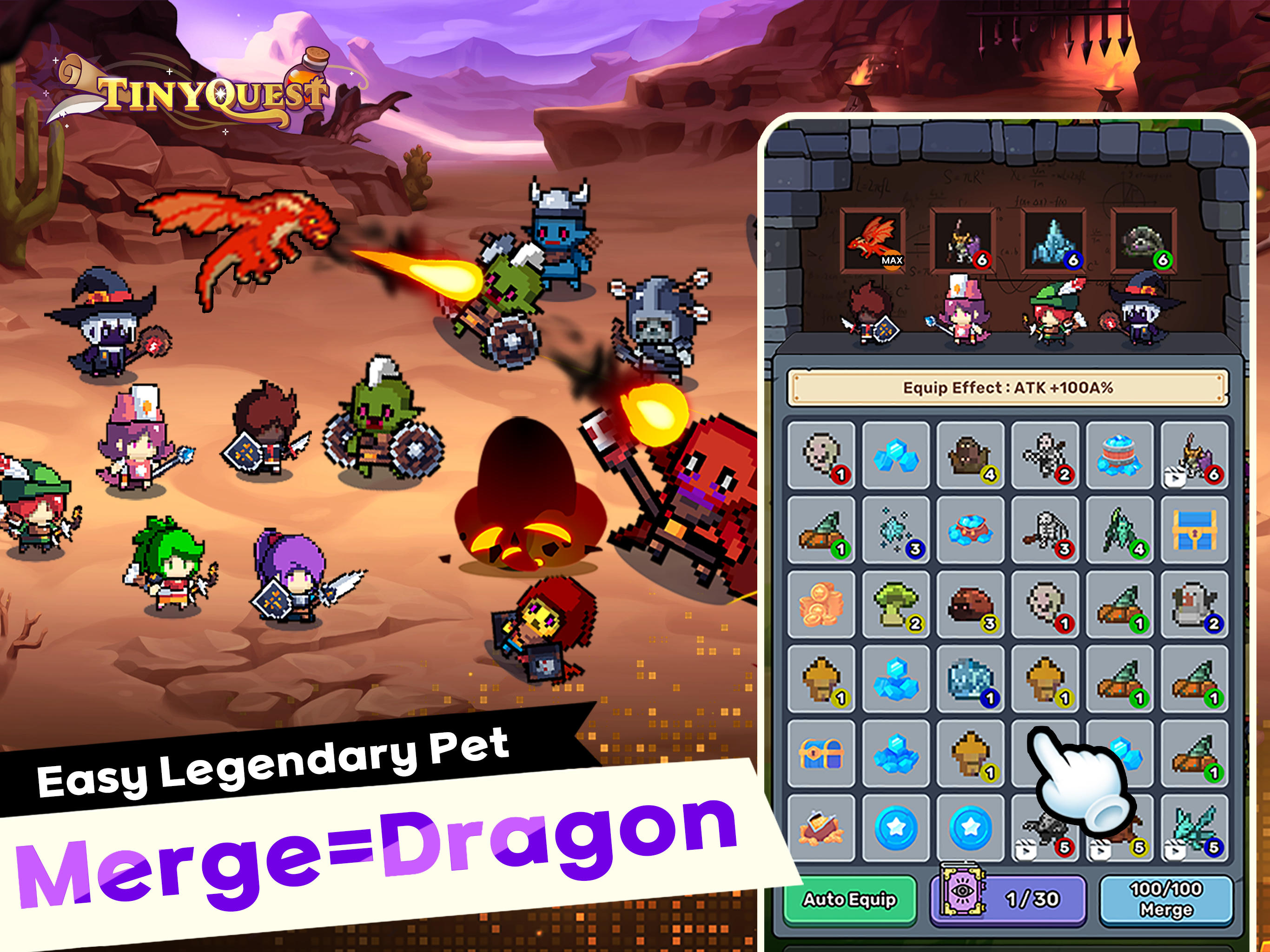 Screenshot 15 of Tiny Quest : Idle RPG Game 