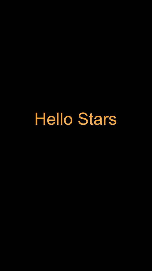 Screenshot of Hello Stars