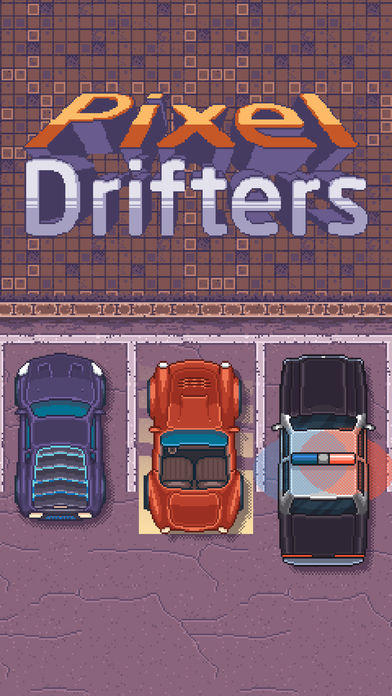 Pixel Drifters ゲームのスクリーンショット