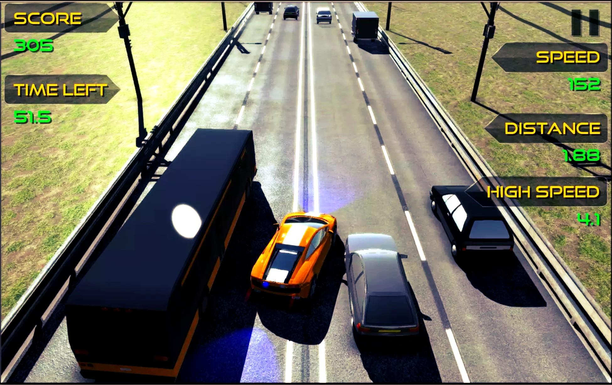 Captura de Tela do Jogo Traffic Rush - Racer 2024