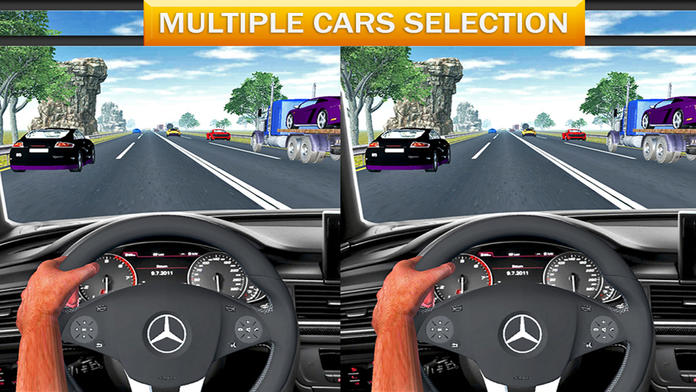 Screenshot 1 of Vr Crazy Car Traffic 무료 레이싱 게임 