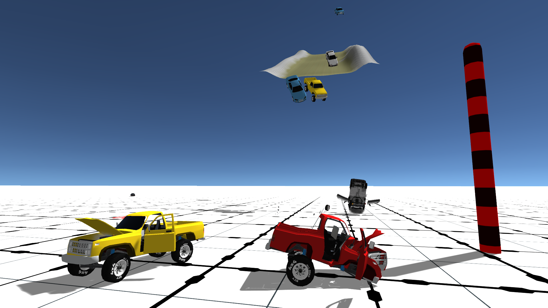 Screenshot 1 of 자동차 충돌 테스트 시뮬레이터 0.2