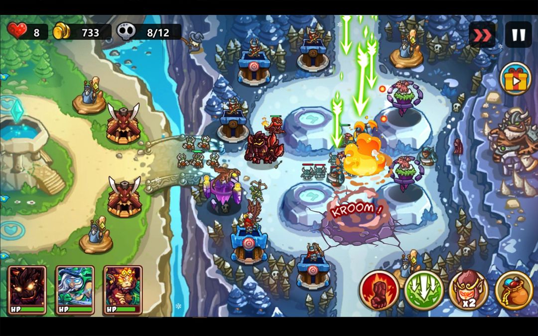Kingdom Defense:  The War of E screenshot game