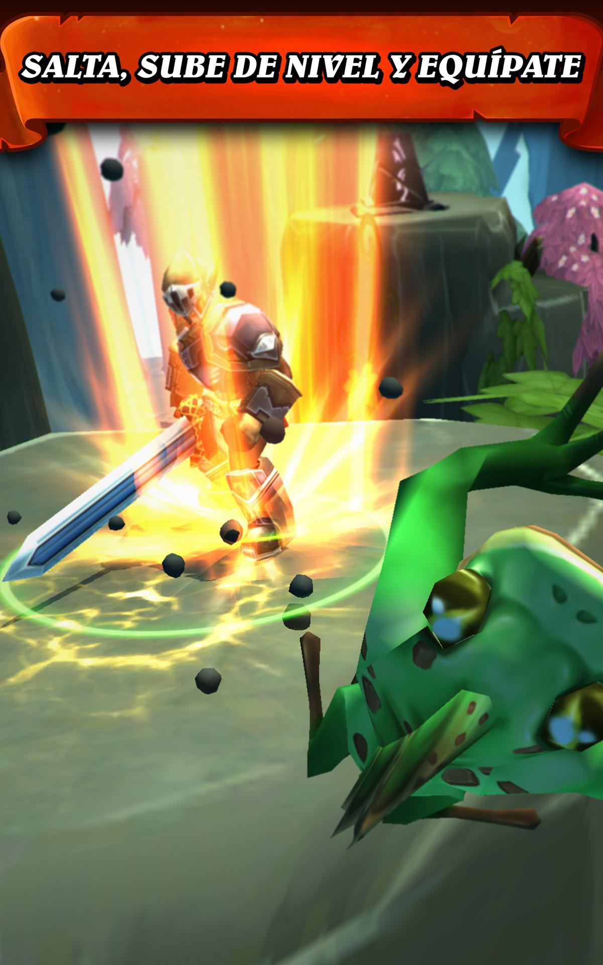 Captura de Pantalla del Juego Jump Warrior: Nonstop RPG